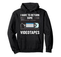 Vhs Player Videotape Video Cassette Hoodie - Fun Novelty Design for Adults - T-Shirt, Sweatshirt, Hoodie
