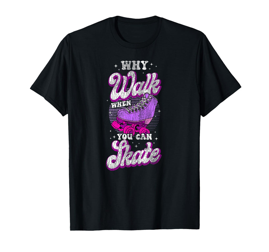 Roller Skating Skate 1970S T-Shirt - Unique Graphic for Adults - T-Shirt, Sweatshirt, Hoodie