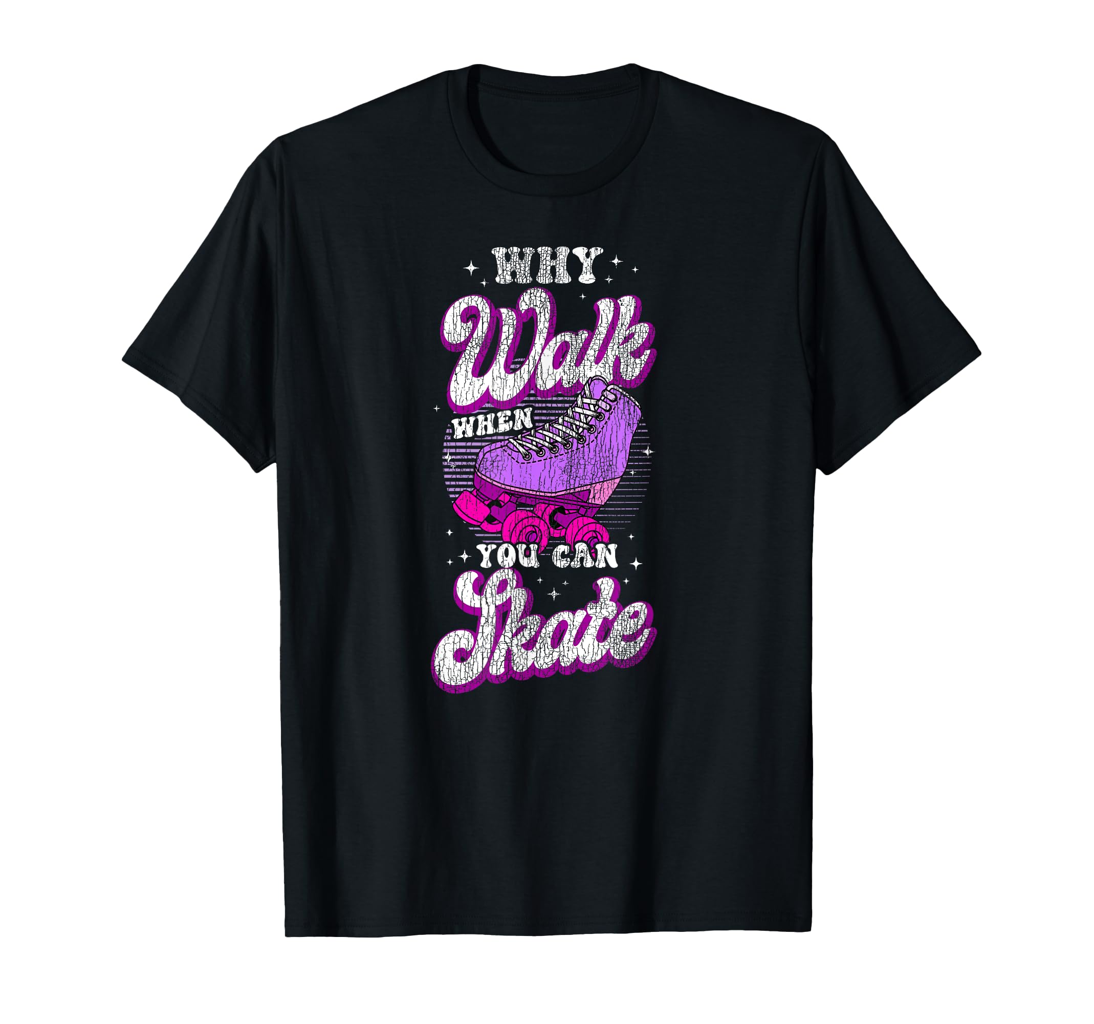 Roller Skating Skate 1970S T-Shirt - Unique Graphic for Adults - T-Shirt, Sweatshirt, Hoodie