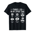 Soccer Things Do My Spare Time Funny T-Shirt - Aesthetic Graphic Unisex - T-Shirt, Sweatshirt, Hoodie