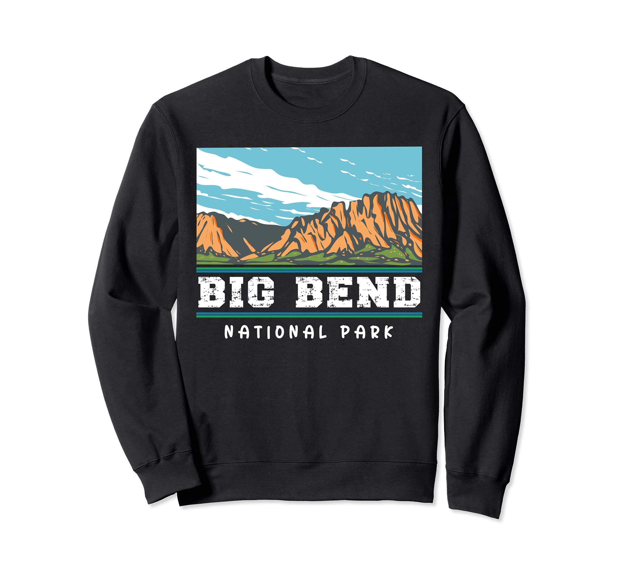 National Park Big Bend National Park Sweatshirt - Graphic Print for Adults - T-Shirt, Sweatshirt, Hoodie