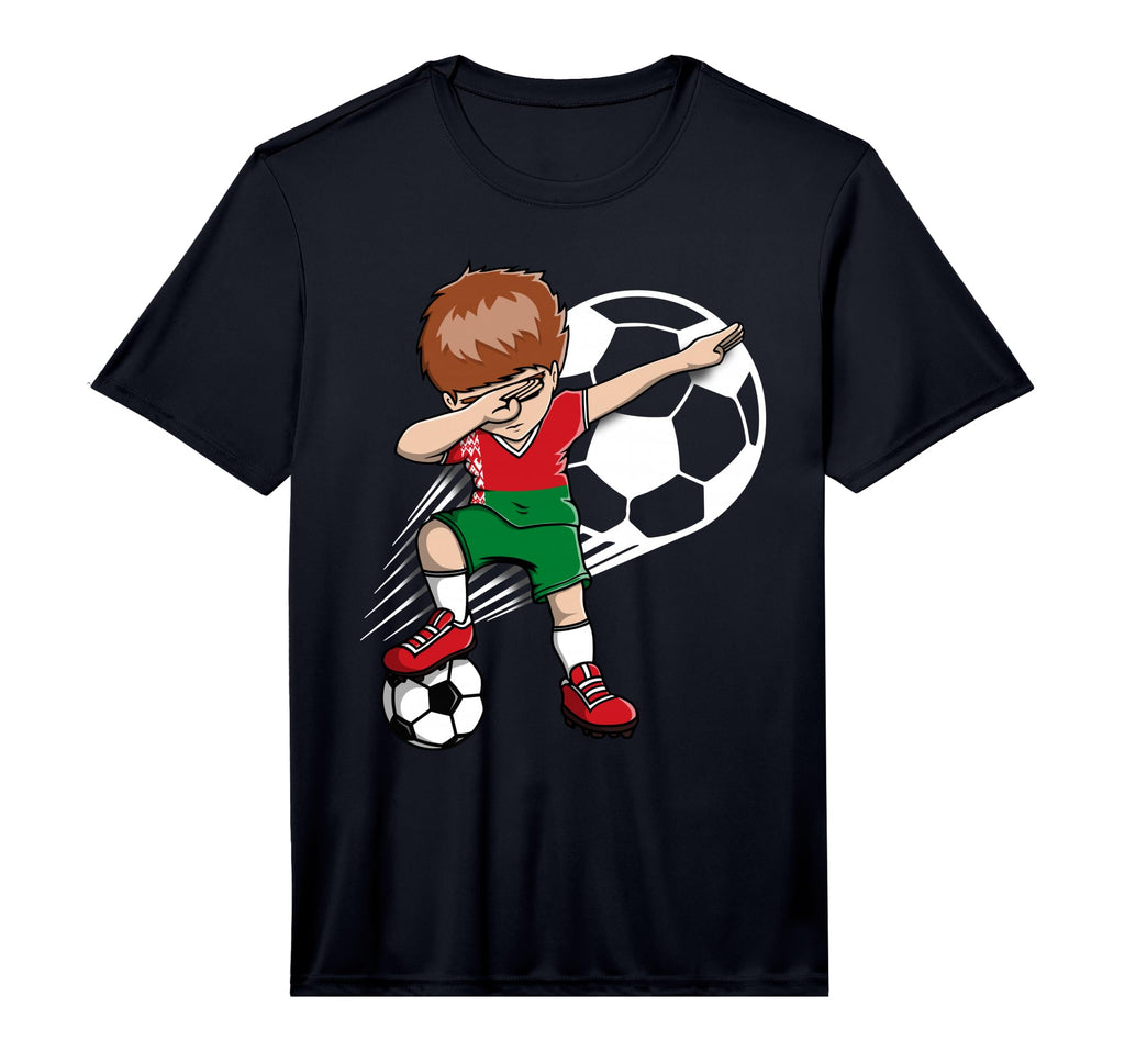 Dabbing Soccer Belarus Jersey T-Shirt - Minimalist Print Men Women - T-Shirt, Sweatshirt, Hoodie
