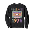 51St Birthday 1975 Music Cassette Tape Sweatshirt - Custom Art Print Unisex - T-Shirt, Sweatshirt, Hoodie