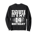 Bruh Its My 14Th Birthday Soccer 14 Sweatshirt - Aesthetic Graphic Unisex - T-Shirt, Sweatshirt, Hoodie