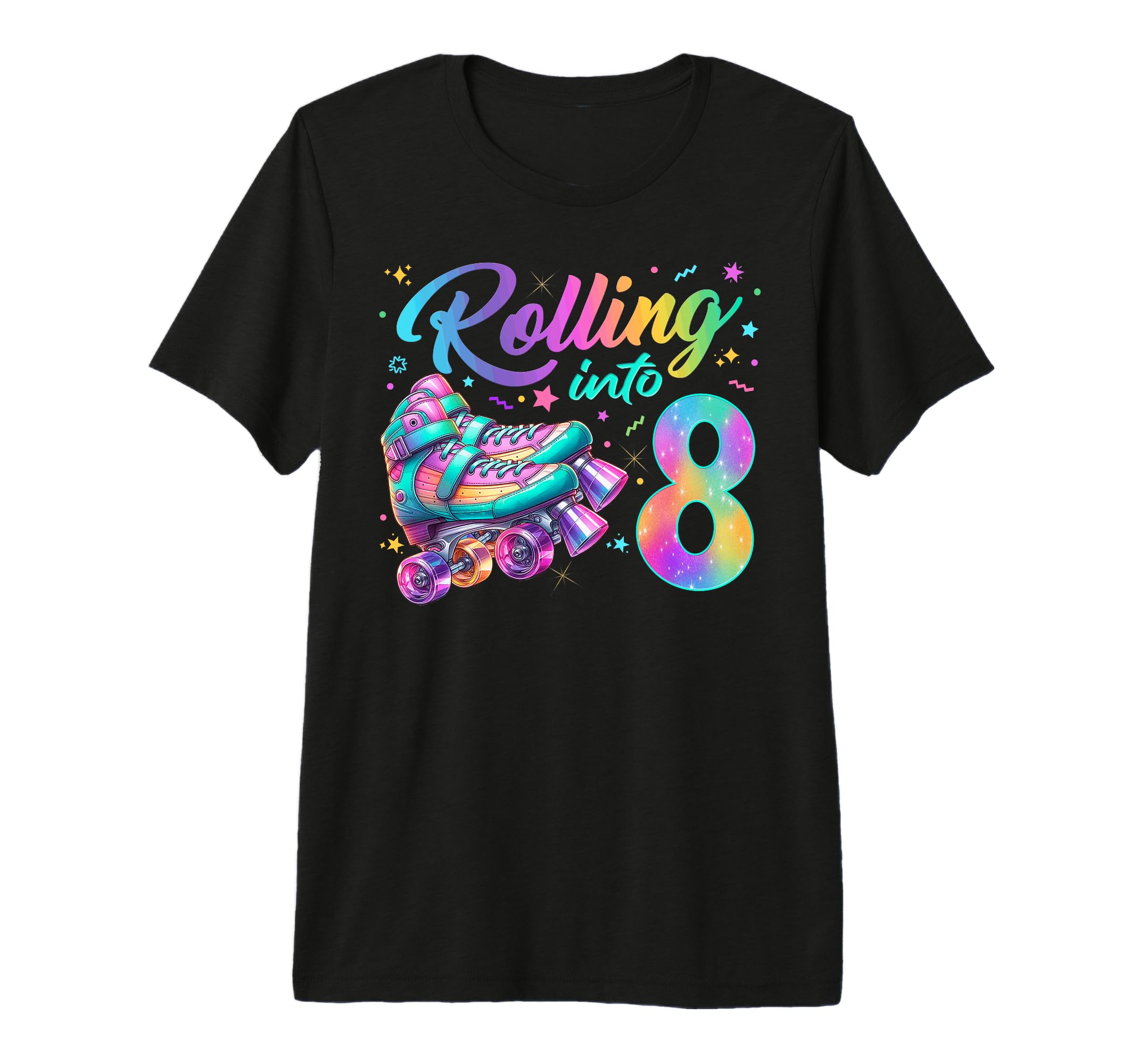 Roller Skates Birthday Skating T-Shirt - Casual Everyday Wear for Adults - T-Shirt, Sweatshirt, Hoodie
