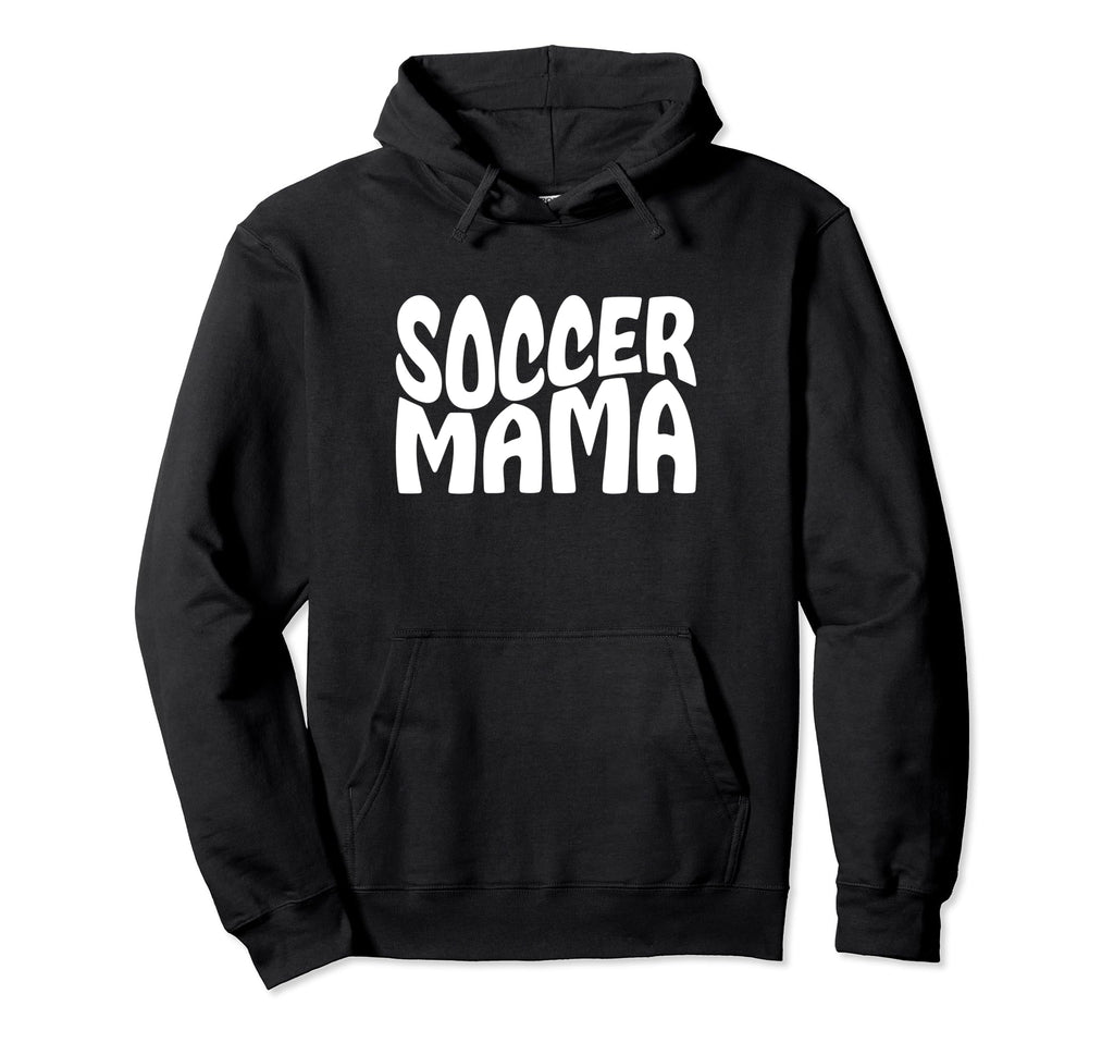 Soccer Mama Groovy Soccer Moms Hoodie - Novelty Apparel for Adults - T-Shirt, Sweatshirt, Hoodie