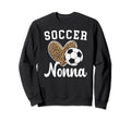 Soccer Nonna Heart Grandma Nonna Sweatshirt - Fun Novelty Design Men Women - T-Shirt, Sweatshirt, Hoodie