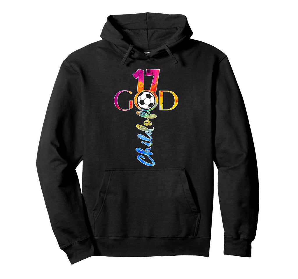 Jesus 17 Years Child God Soccer 17Th Hoodie - Graphic Print Men Women - T-Shirt, Sweatshirt, Hoodie