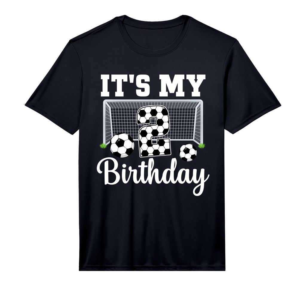 Its My 2Nd Birthday Soccer 2 Year Old T-Shirt - Custom Art Print Unisex - T-Shirt, Sweatshirt, Hoodie