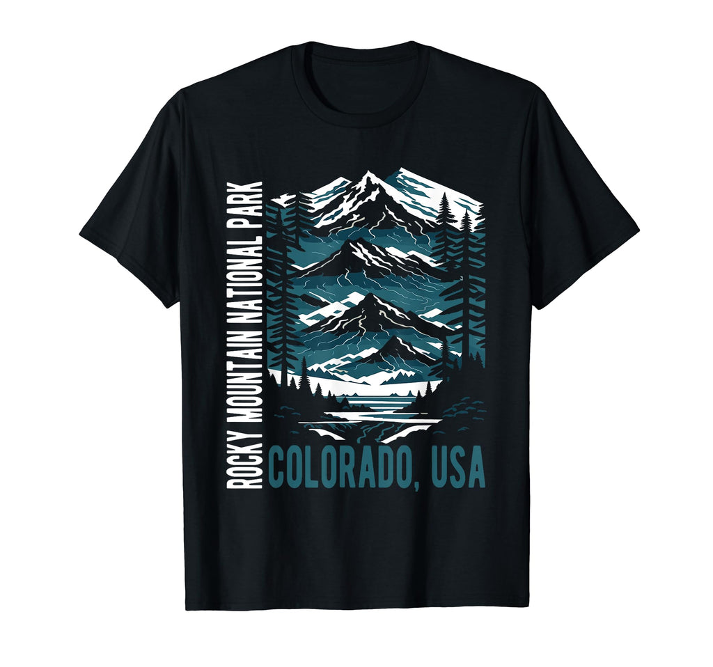 Rocky Mountain National Park Scenic T-Shirt - Novelty Apparel Unisex - T-Shirt, Sweatshirt, Hoodie