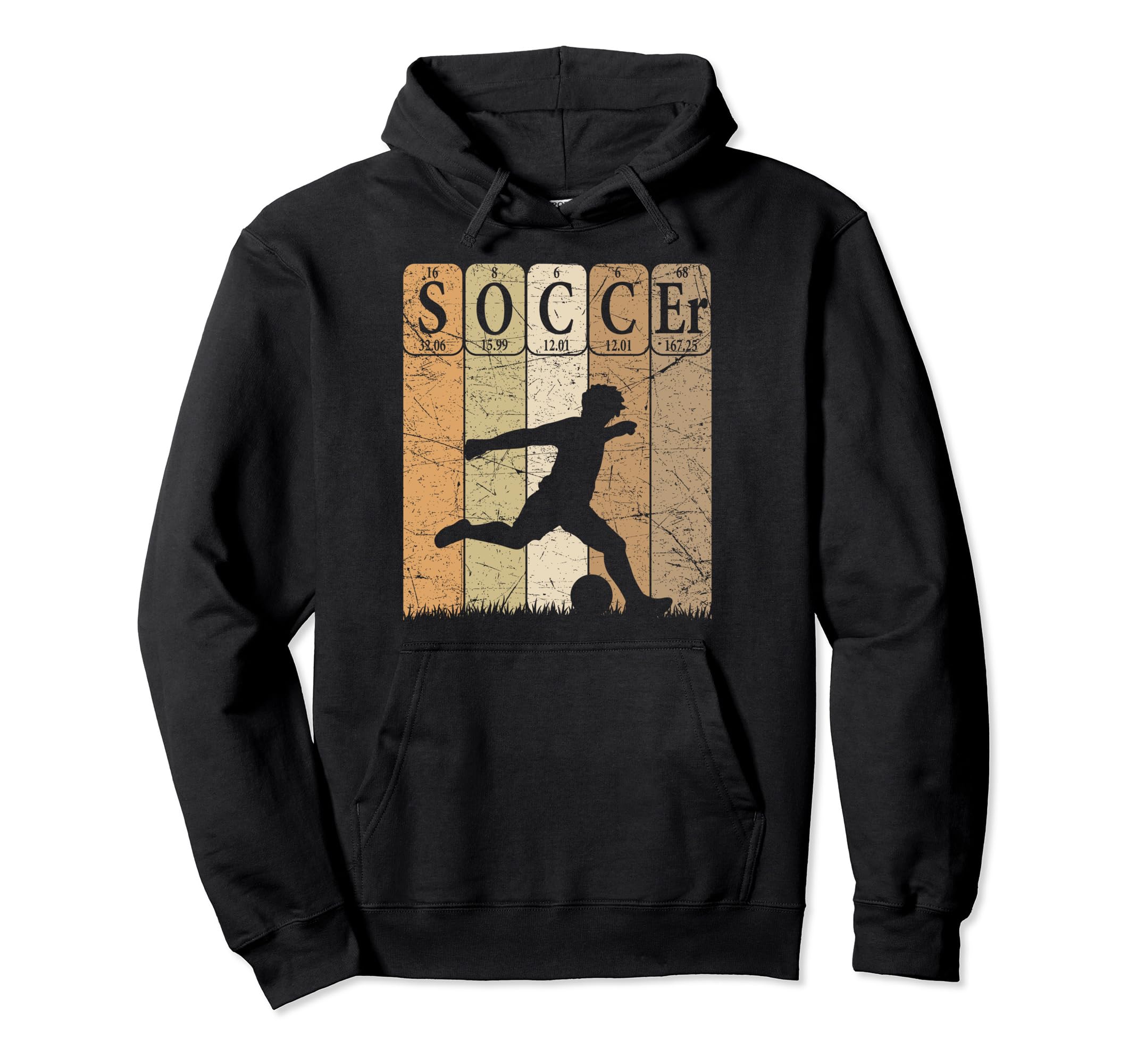 Soccer Periodic Table Elements Soccer Hoodie - Graphic Print Men Women - T-Shirt, Sweatshirt, Hoodie