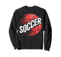 Soccer Football Ball Soccer Player Sweatshirt - Trendy Graphic Men Women - T-Shirt, Sweatshirt, Hoodie