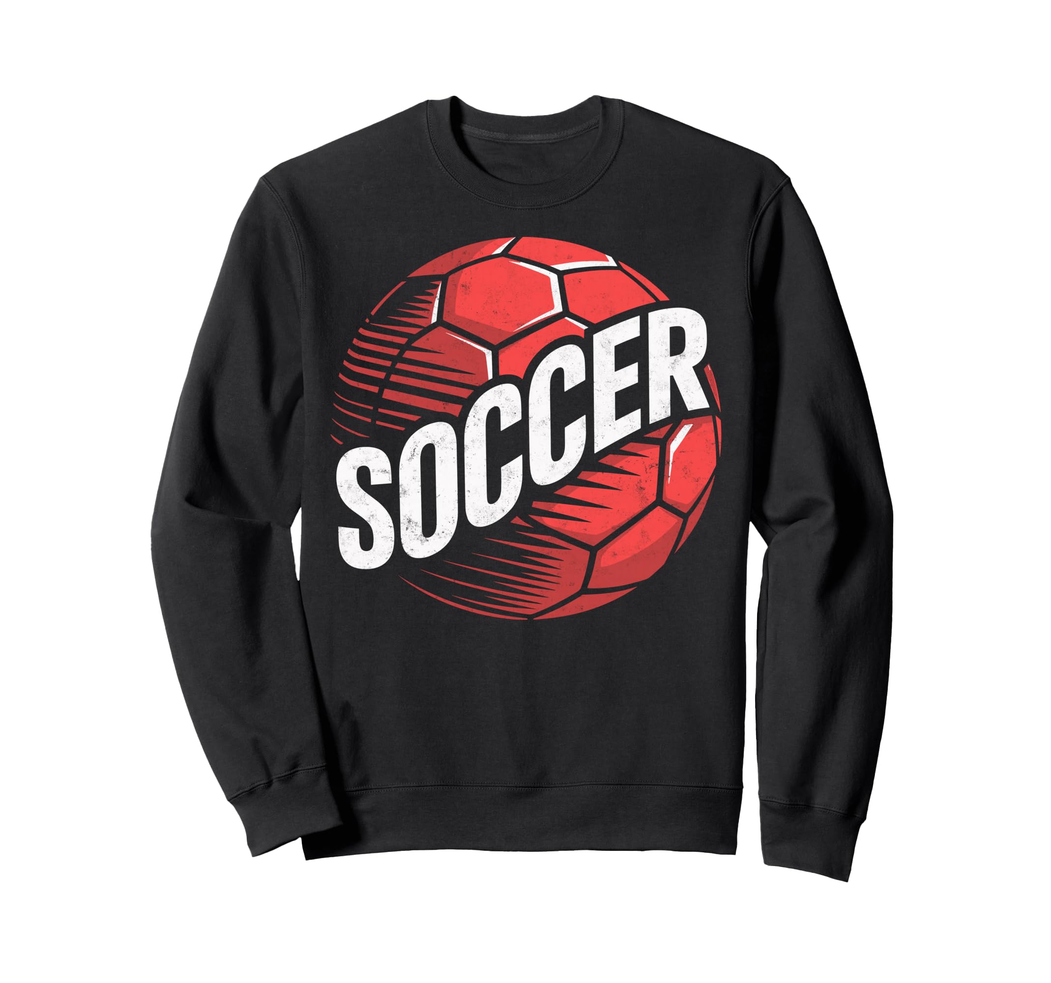 Soccer Football Ball Soccer Player Sweatshirt - Aesthetic Graphic Unisex - T-Shirt, Sweatshirt, Hoodie