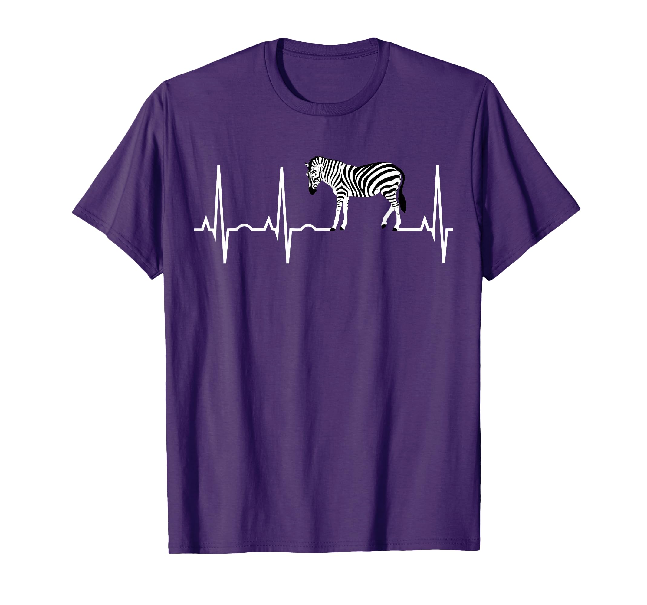 Zebra Heartbeat Best Zebra Lover T-Shirt - Fun Novelty Design Men Women - T-Shirt, Sweatshirt, Hoodie