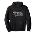 Soccer Talk Your Feet Soccer Players Hoodie - Aesthetic Graphic Unisex - T-Shirt, Sweatshirt, Hoodie
