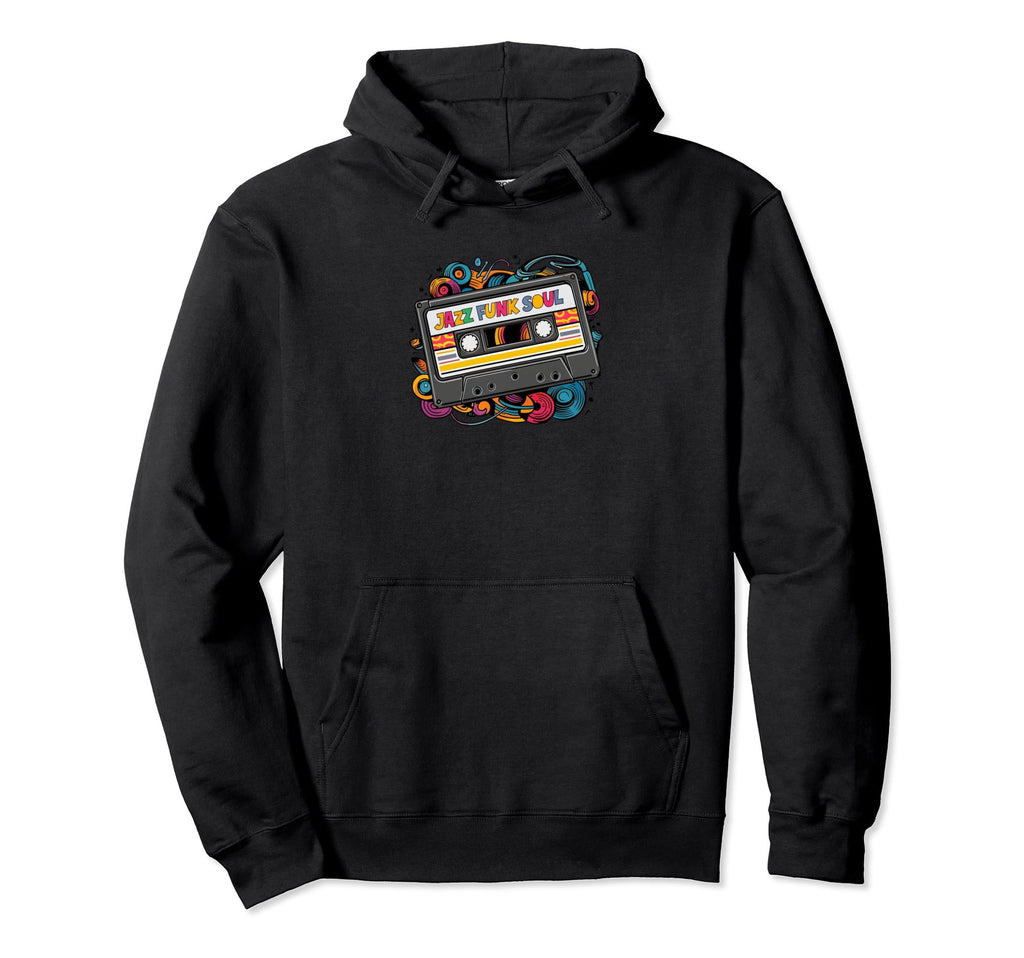 Mix Tape Cassette Jazz Funk Soul Music Hoodie - Custom Art Print for Adults - T-Shirt, Sweatshirt, Hoodie