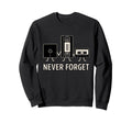 Funny Music Cassette Tape Vhs Sweatshirt - Fun Novelty Design Men Women - T-Shirt, Sweatshirt, Hoodie