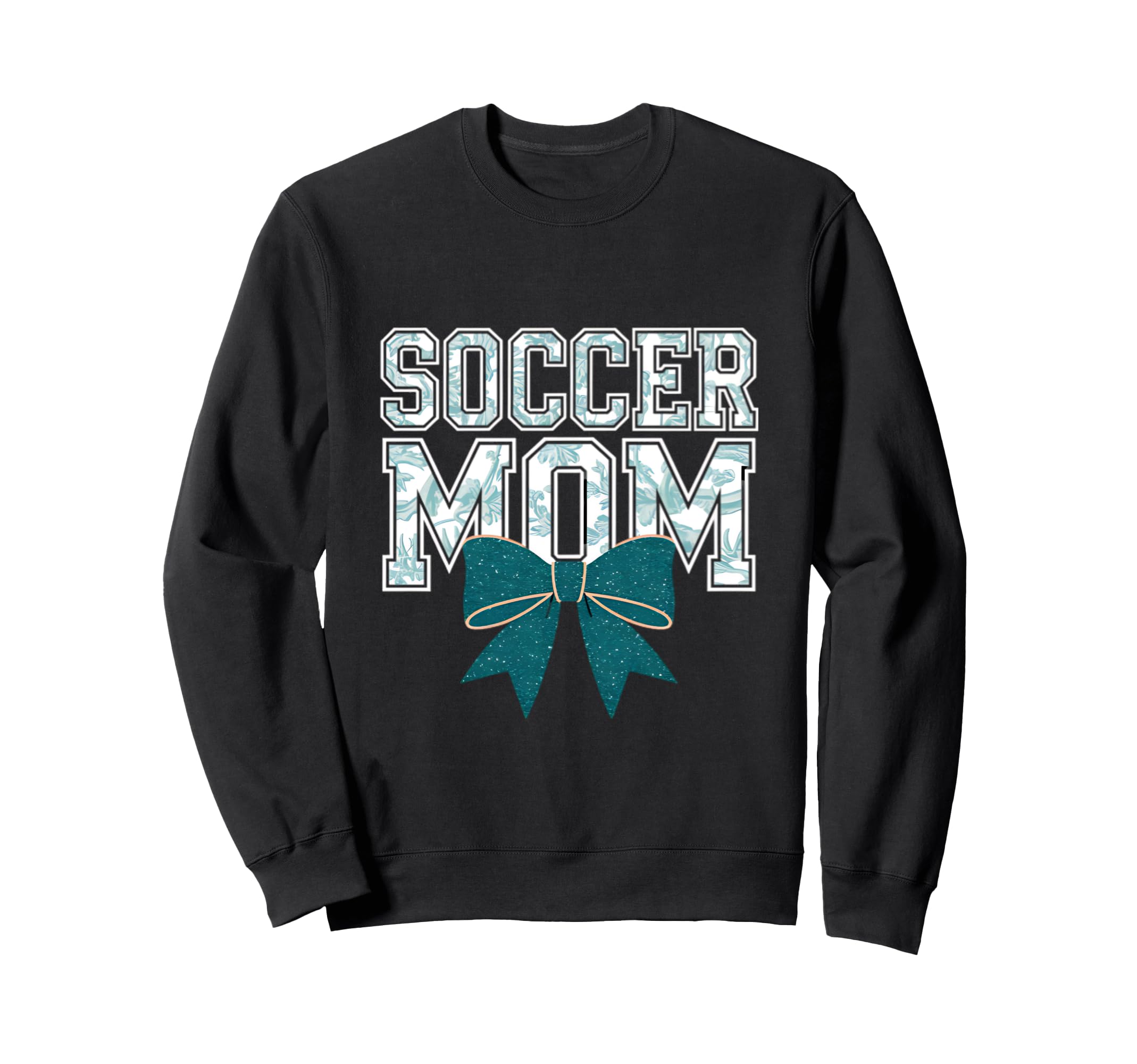 Soccer Mom Coquette Bow Mothers Sweatshirt - Fun Novelty Design Men Women - T-Shirt, Sweatshirt, Hoodie