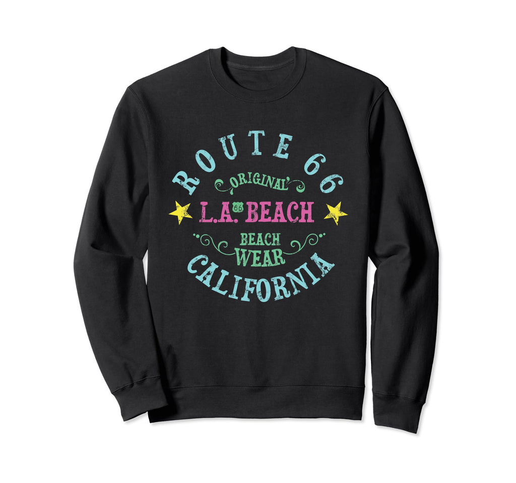 Route 66 La Beach Wear Sweatshirt - Unique Graphic Unisex - T-Shirt, Sweatshirt, Hoodie