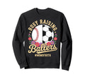 Baseball Soccer Flowers Mom Both Sweatshirt - Trendy Graphic Men Women - T-Shirt, Sweatshirt, Hoodie