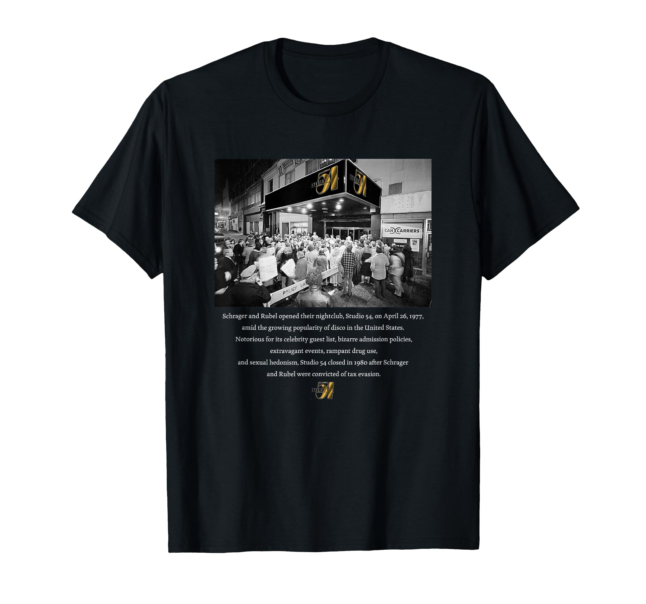 Studio 54 Disco 004 T-Shirt - Aesthetic Graphic Men Women - T-Shirt, Sweatshirt, Hoodie