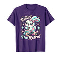 Rollin Skater Bunny Rabbit Roller T-Shirt - Custom Art Print Men Women - T-Shirt, Sweatshirt, Hoodie