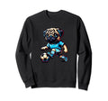 Pug Dog Soccer Champion Fan Ball Sweatshirt - Minimalist Print Unisex - T-Shirt, Sweatshirt, Hoodie