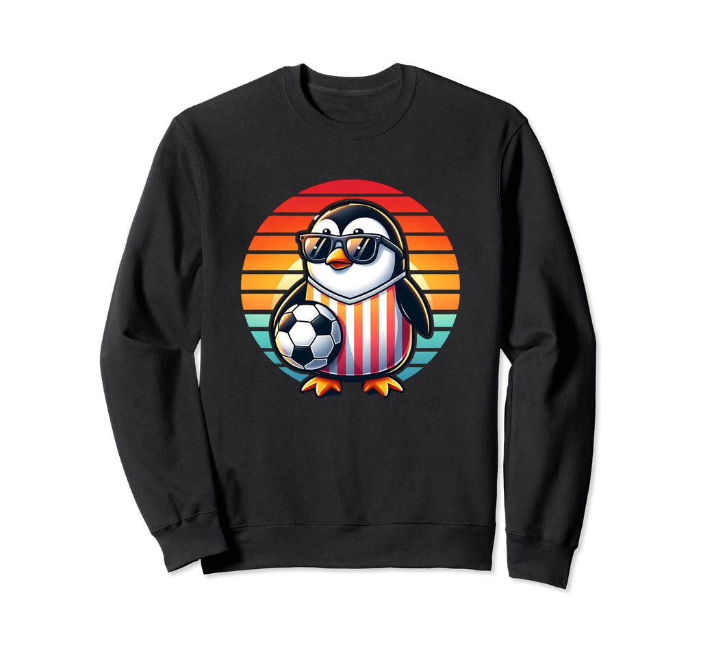 Penguin Bird Soccer Champion Fan Sweatshirt - Unique Graphic Unisex - T-Shirt, Sweatshirt, Hoodie