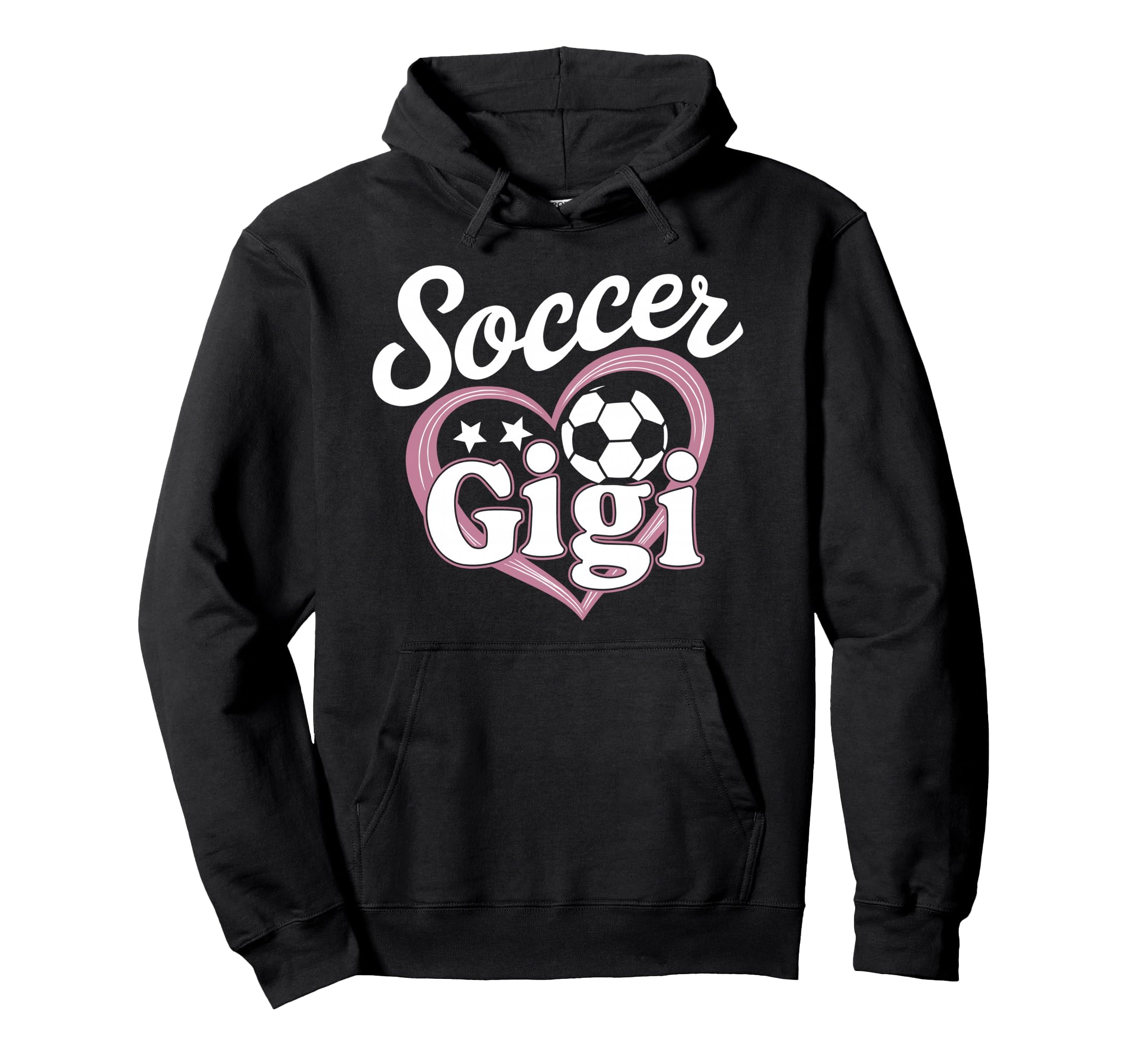 Soccer Gigi Grandma Heart Football Hoodie - Streetwear Style Men Women - T-Shirt, Sweatshirt, Hoodie