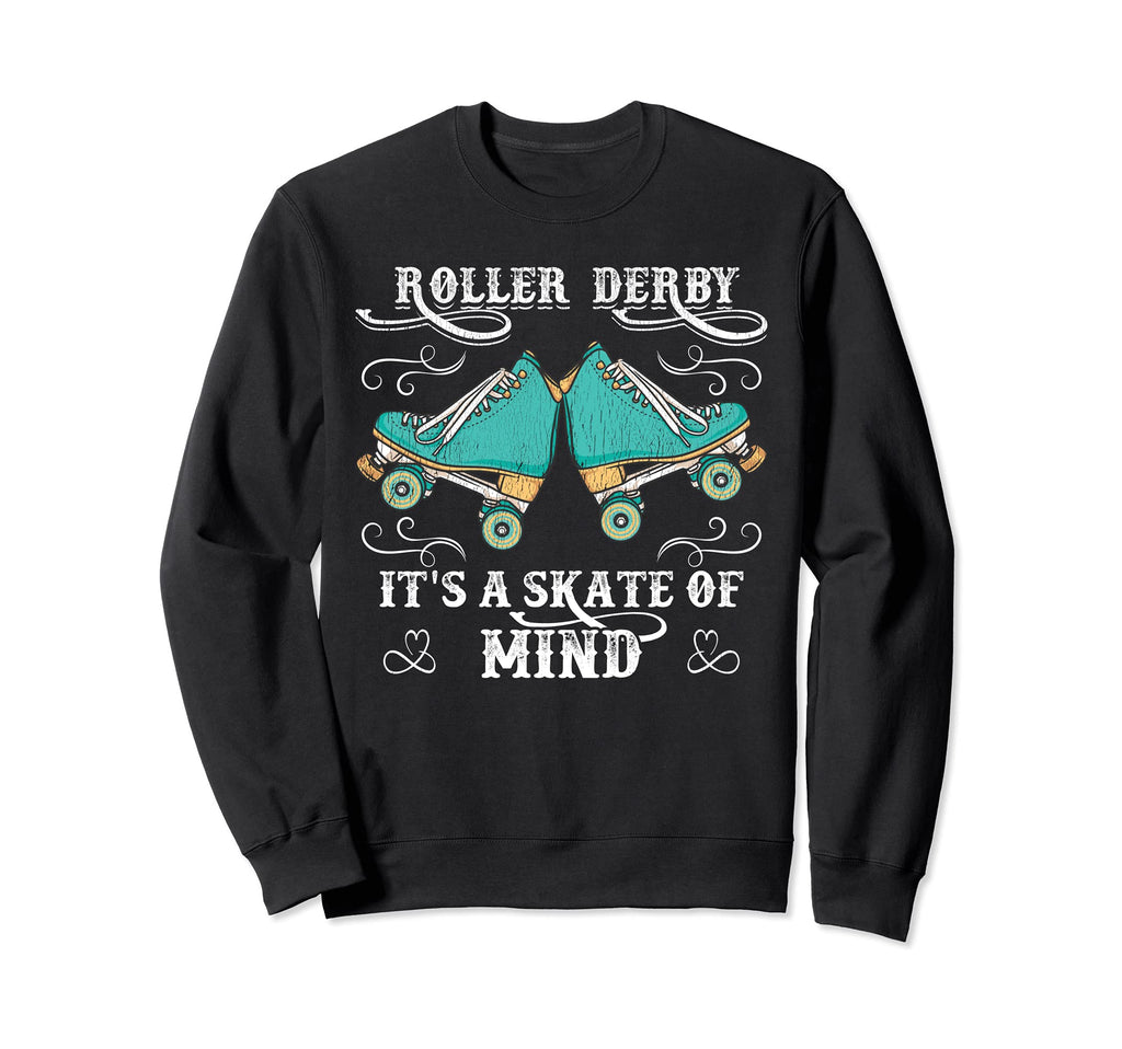 Roller Skates Roller Derby Skater Sweatshirt - Custom Art Print for Adults - T-Shirt, Sweatshirt, Hoodie