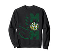 Cheer Mom Green Yellow White Sweatshirt - Casual Everyday Wear Men Women - T-Shirt, Sweatshirt, Hoodie