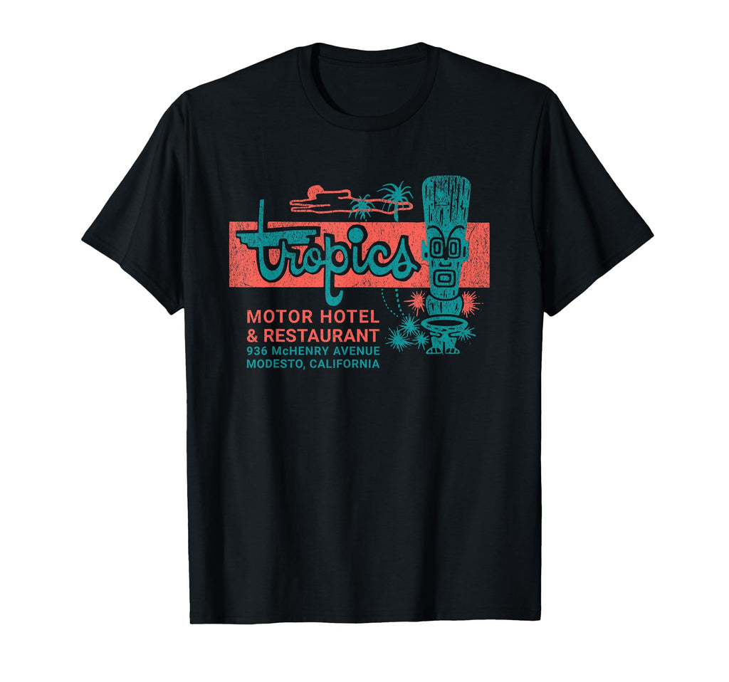 Hotel Matchbook Tropics Motor T-Shirt - Casual Everyday Wear Men Women - T-Shirt, Sweatshirt, Hoodie