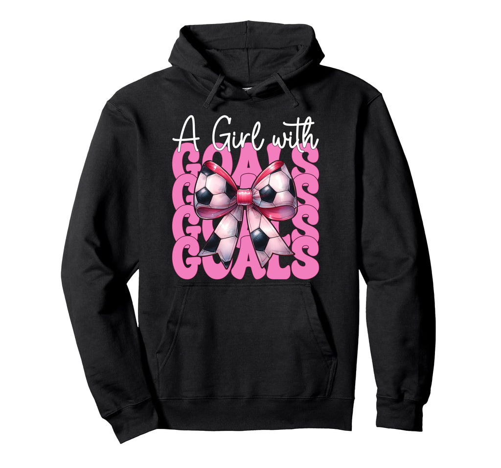 Soccer Mom Mama Mothers Day Coquette Hoodie - Casual Everyday Wear Unisex - T-Shirt, Sweatshirt, Hoodie