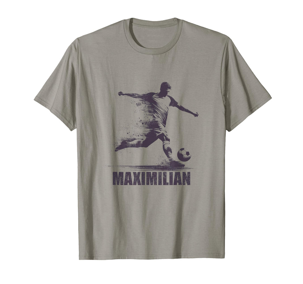 Maximilian Soccer Personalized First T-Shirt - Minimalist Print Unisex - T-Shirt, Sweatshirt, Hoodie
