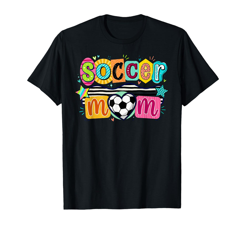 Soccer Mom Heart Fun Outfit Sports T-Shirt - Aesthetic Graphic Men Women - T-Shirt, Sweatshirt, Hoodie