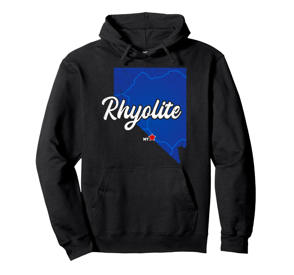 Death Valley Rhyolite Nevada Funny Hoodie - Novelty Apparel for Adults - T-Shirt, Sweatshirt, Hoodie