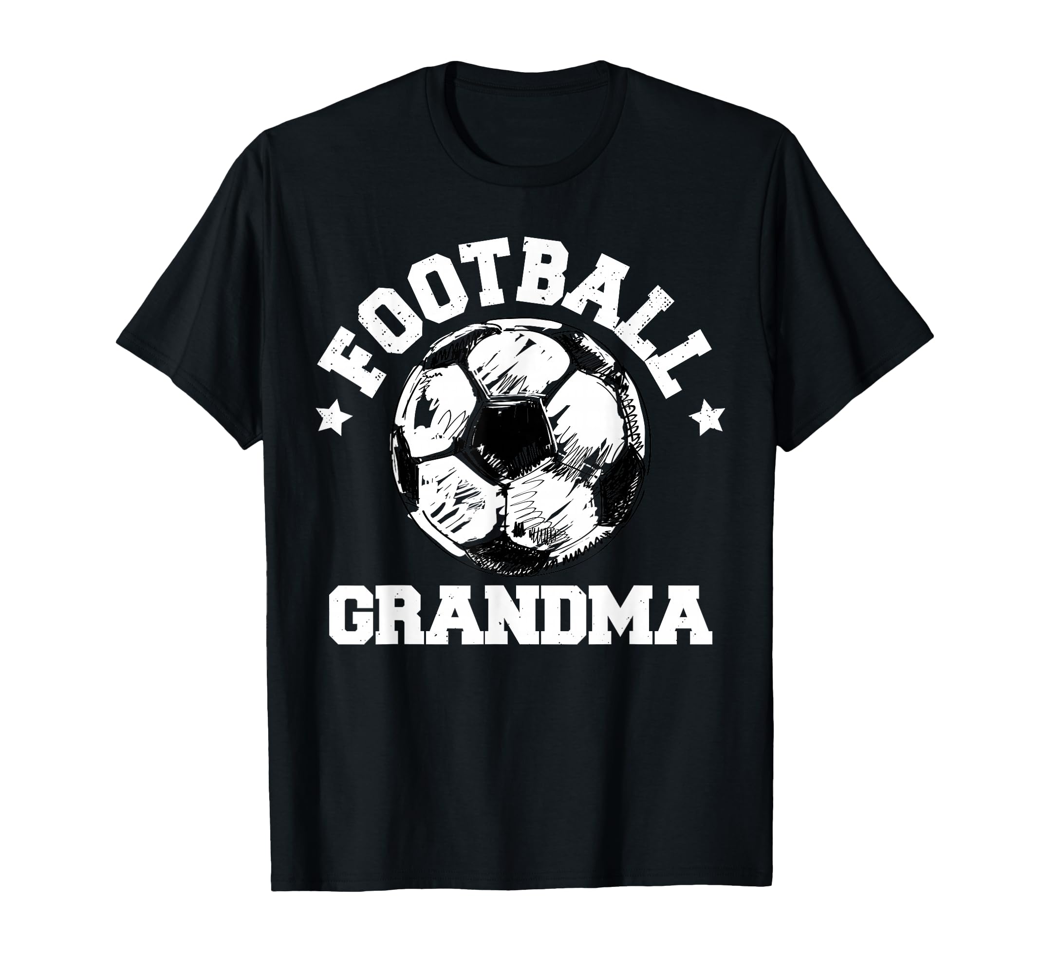 Football Grandma Sketch Soccer T-Shirt - Fun Novelty Design for Adults - T-Shirt, Sweatshirt, Hoodie