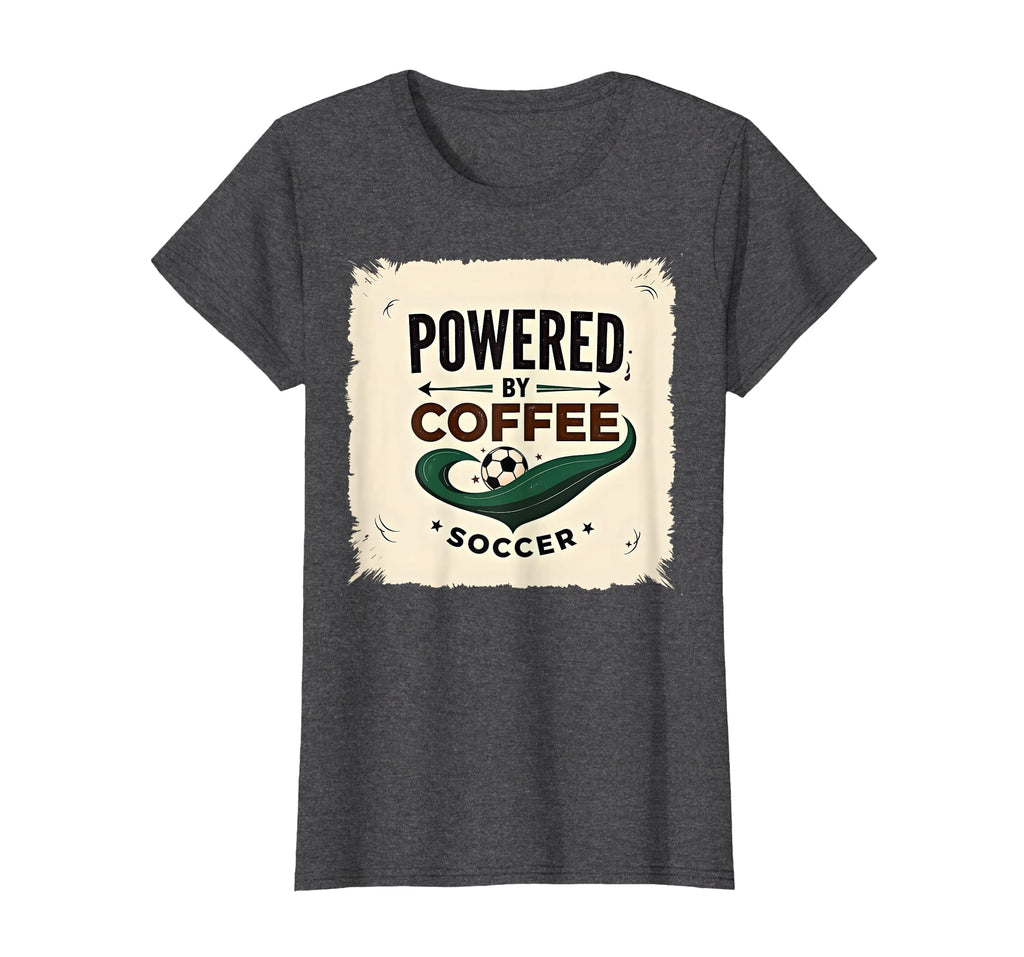 Soccer Mom Powered Coffee And T-Shirt - Aesthetic Graphic for Adults - T-Shirt, Sweatshirt, Hoodie