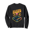 Old School Gamer Arcade Joystick Art Sweatshirt - Fun Novelty Design Unisex - T-Shirt, Sweatshirt, Hoodie
