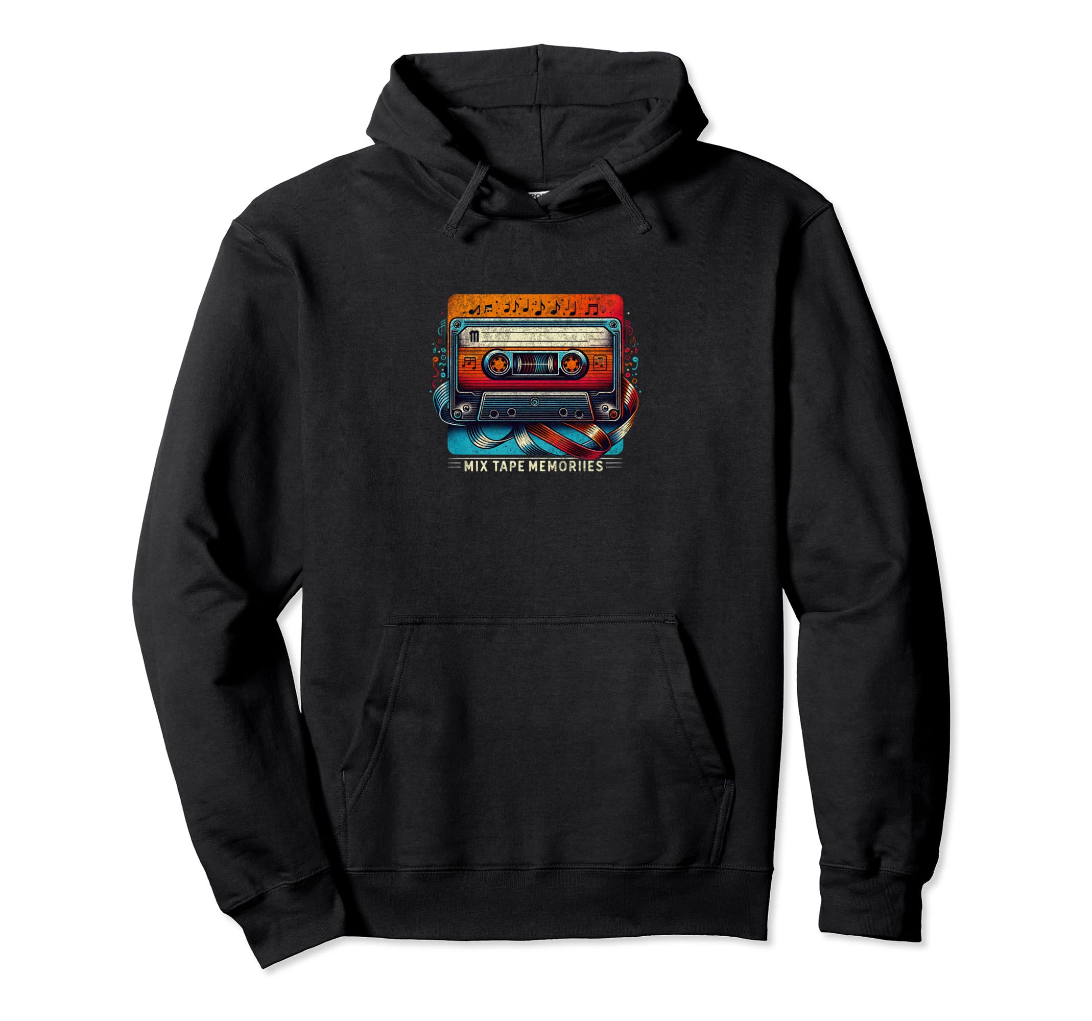 Oldschool Tape Cassette Mixtape Hoodie - Unique Graphic Men Women - T-Shirt, Sweatshirt, Hoodie