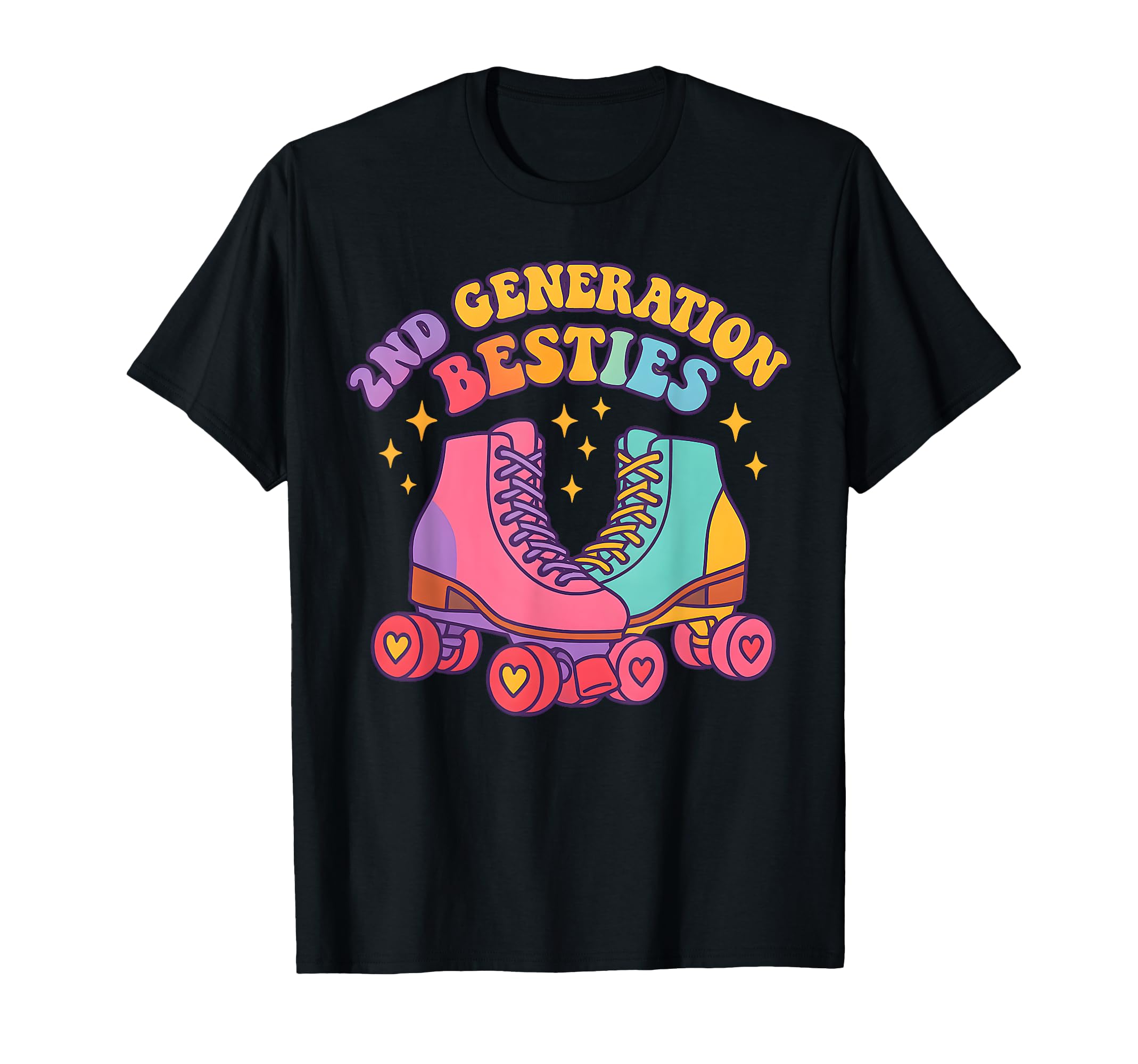 2Nd Generation Besties Rollerskates T-Shirt - Novelty Apparel Men Women - T-Shirt, Sweatshirt, Hoodie