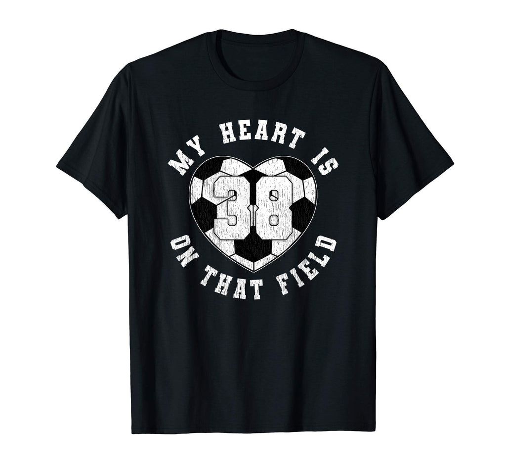 Soccer Player Mom Dad Jersey Number T-Shirt - Casual Everyday Wear Unisex - T-Shirt, Sweatshirt, Hoodie