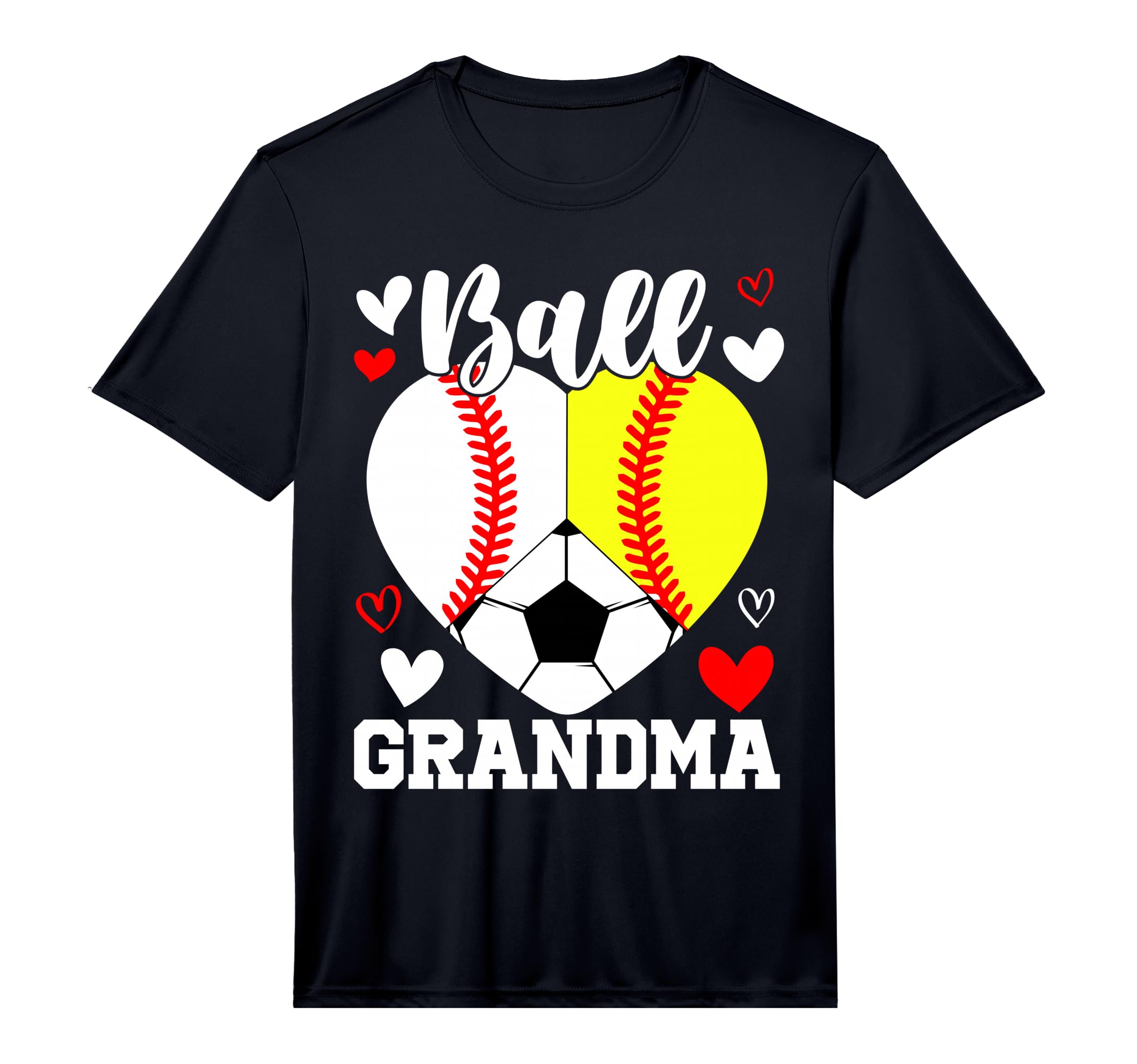 Ball Grandma Funny Baseball T-Shirt - Casual Everyday Wear Men Women - T-Shirt, Sweatshirt, Hoodie