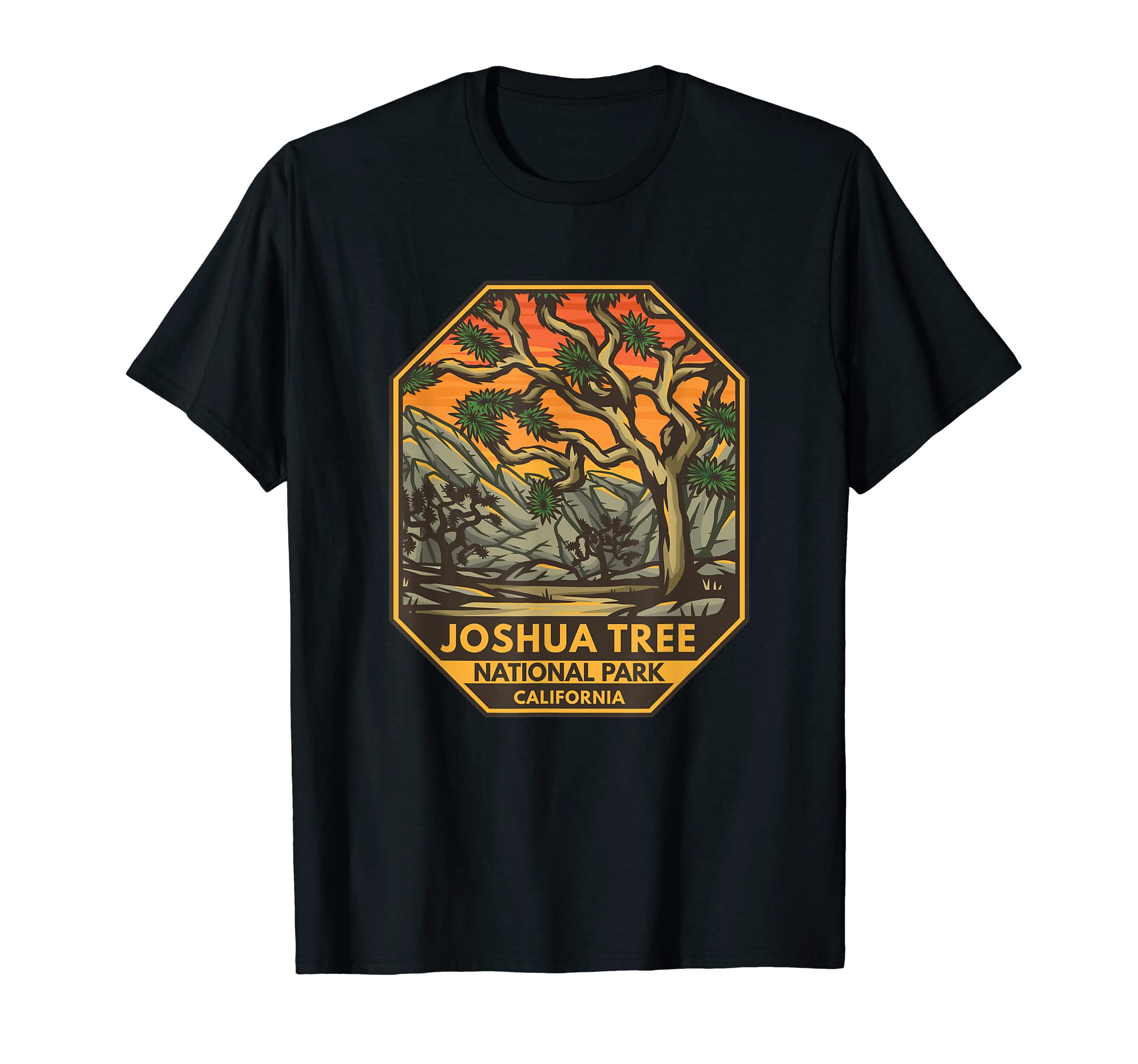 Joshua Tree National Park Sunset T-Shirt - Custom Art Print Men Women - T-Shirt, Sweatshirt, Hoodie