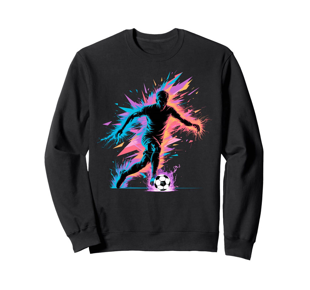 Colorful Funny Soccer Player Fan Game Sweatshirt - Novelty Apparel Unisex - T-Shirt, Sweatshirt, Hoodie