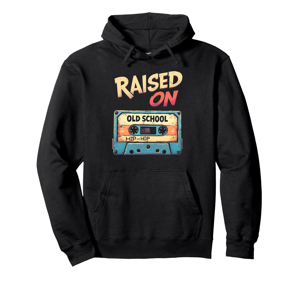 Joyful Old School Hip Hop Hoodie - Minimalist Print for Adults - T-Shirt, Sweatshirt, Hoodie
