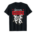 Soccer Gigi Bow Leopard Soccer Lovers T-Shirt - Streetwear Style for Adults - T-Shirt, Sweatshirt, Hoodie