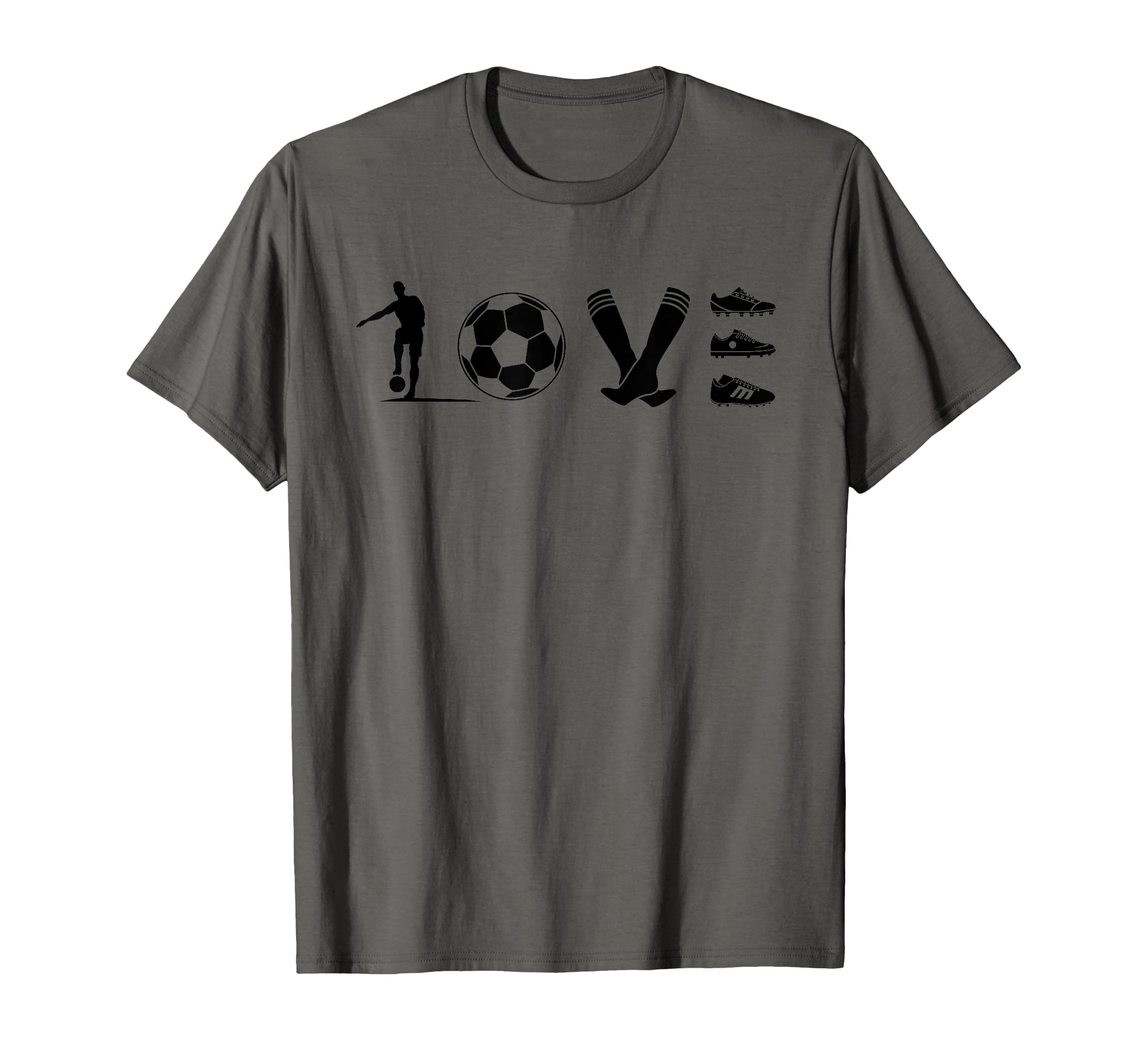 Soccer Love Gift Football Player Teens T-Shirt - Trendy Graphic Men Women - T-Shirt, Sweatshirt, Hoodie