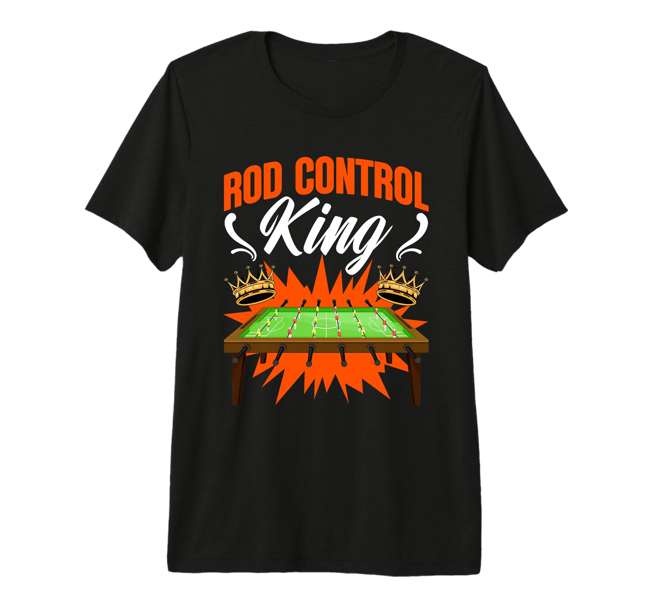Mens Rod Control King Table T-Shirt - Fun Novelty Design for Adults - T-Shirt, Sweatshirt, Hoodie