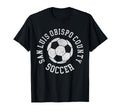 San Luis Obispo County Soccer T-Shirt - Minimalist Print for Adults - T-Shirt, Sweatshirt, Hoodie